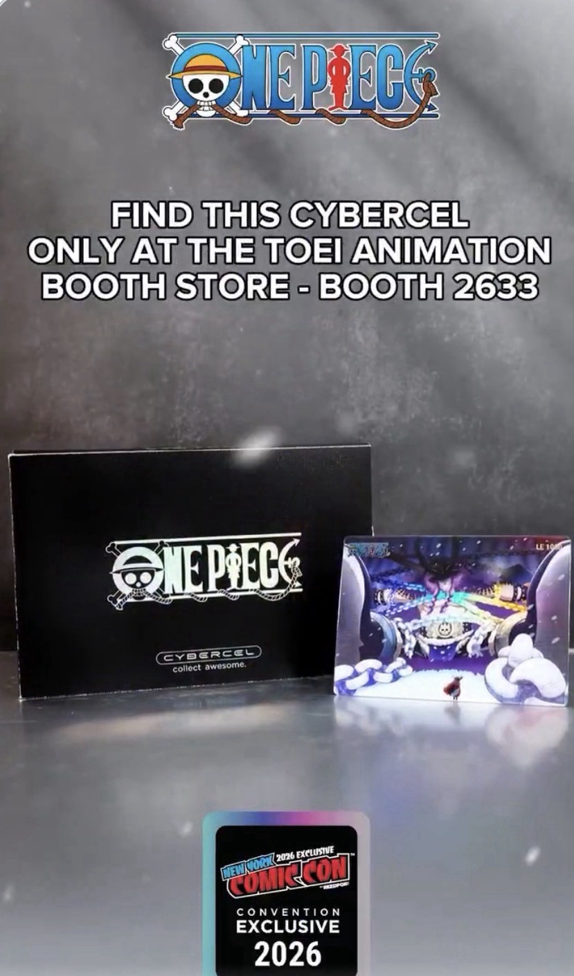 NYCC 2026 FIGPIN + CARD ONEPIECE SEALED BOX. 1000 Piece Exclusive.