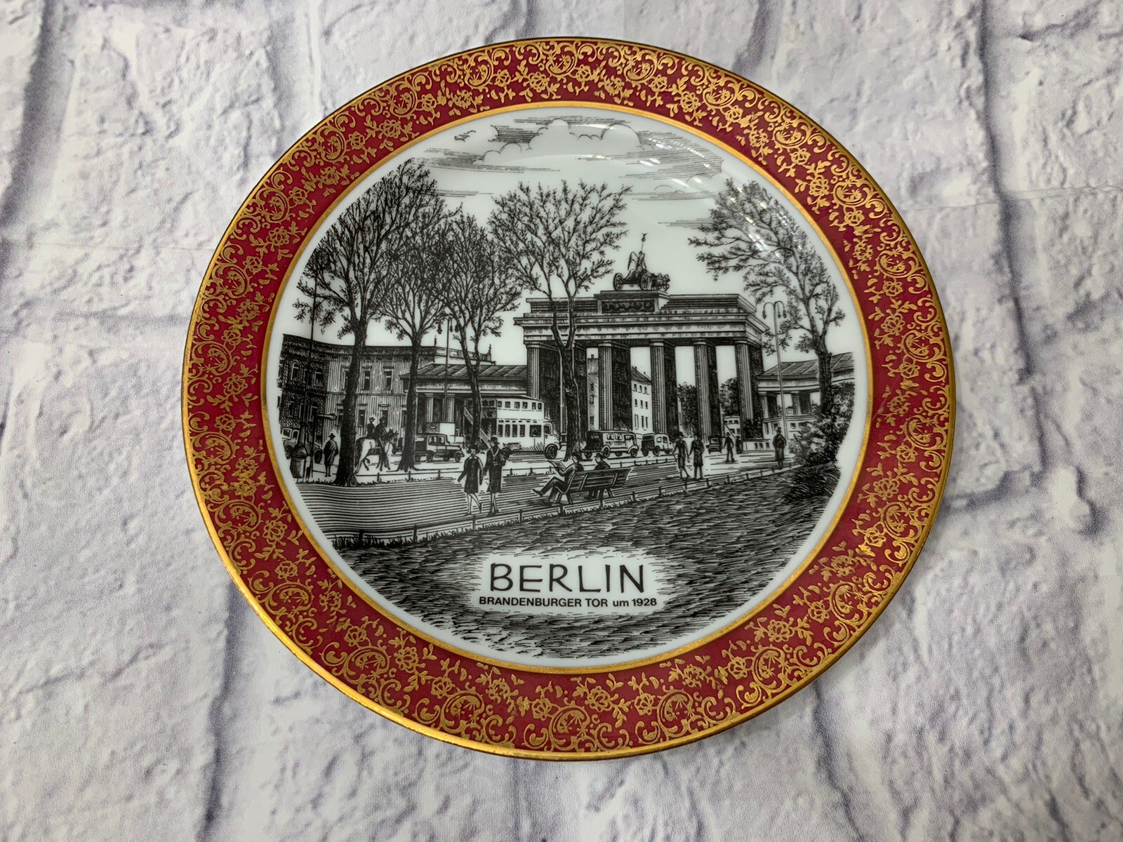 Vintage Plate Berlin Germany Schedel Bavaria 