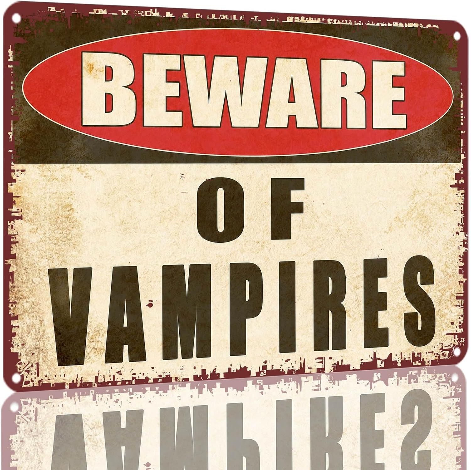 Vintage Beware Of Vampires Tin Metal Signs Home Décor 8x12 Inch Retro Aluminum f