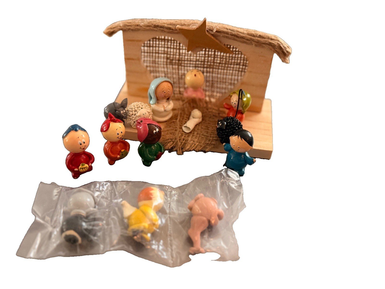 Adorable Marble Nativity Scene Made in Chile Handmade Unique