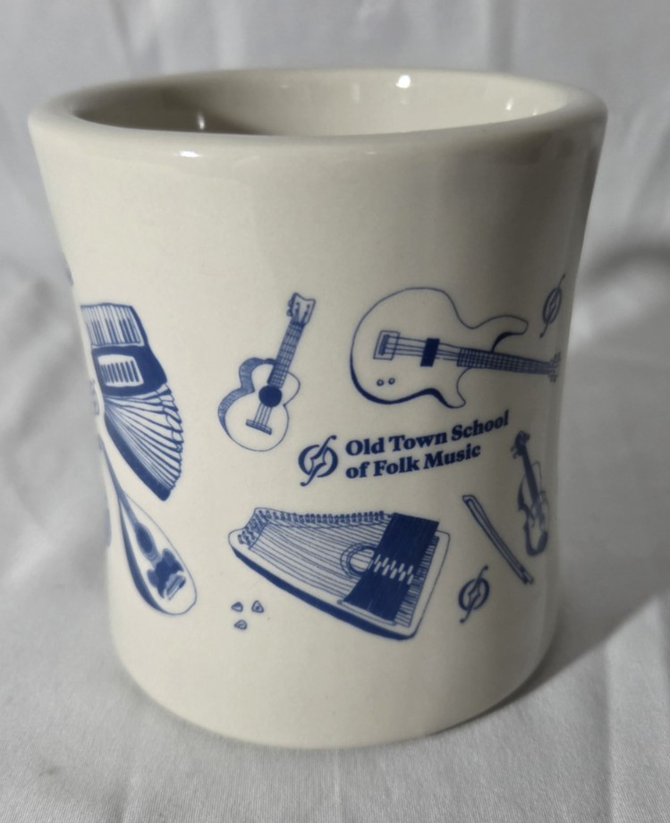 Westford China Mug Old Town School of Folk Music Coffee Mug White Heavy