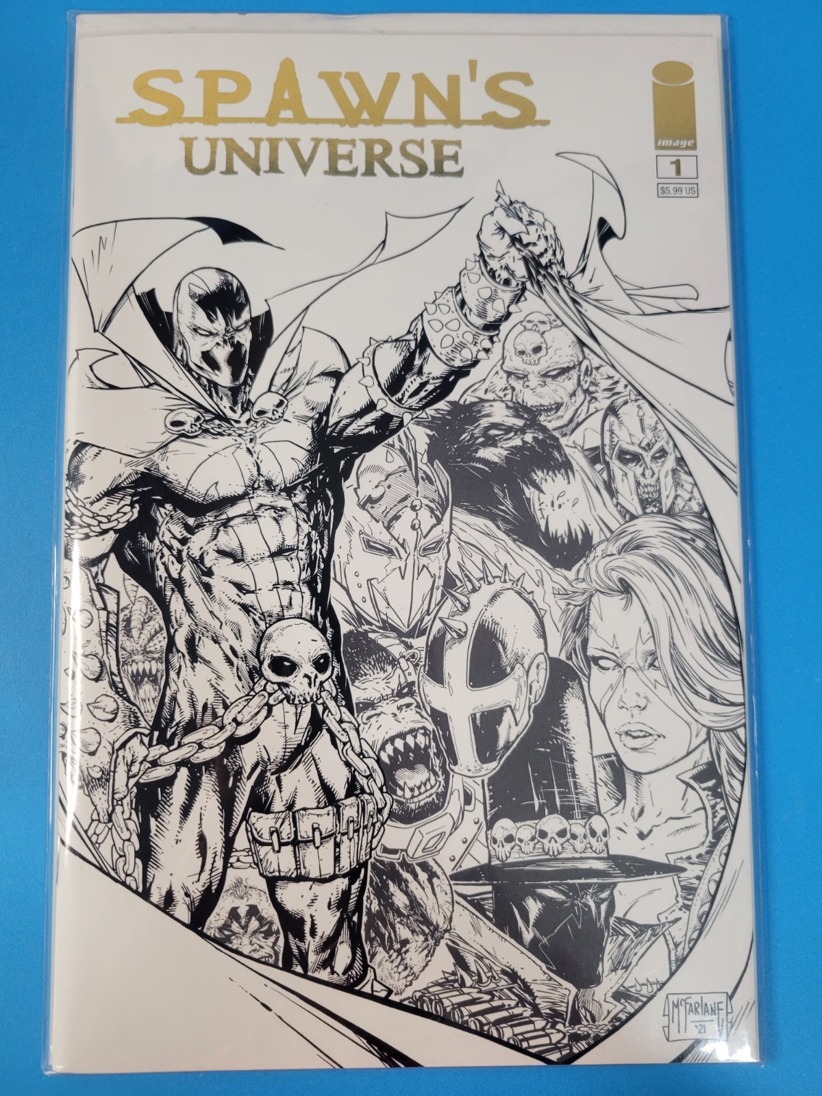 Spawns Universe#1 New Exclusive McFarlane Toys Store Exclusive Gold Foil Variant