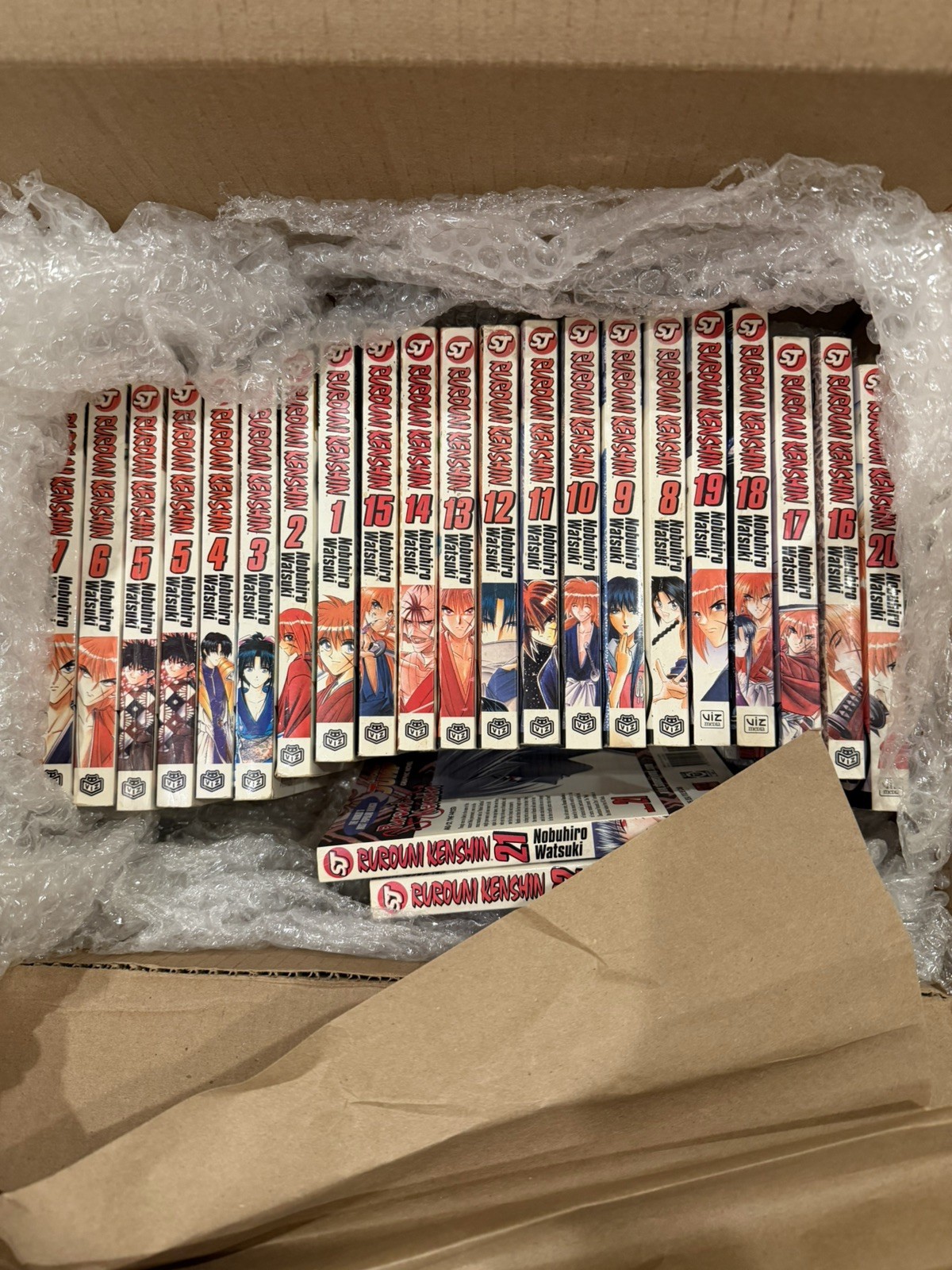 Rurouni Kenshin MANGA Book Lot (volume 1-22)English Graphic Novel Shonen Jump