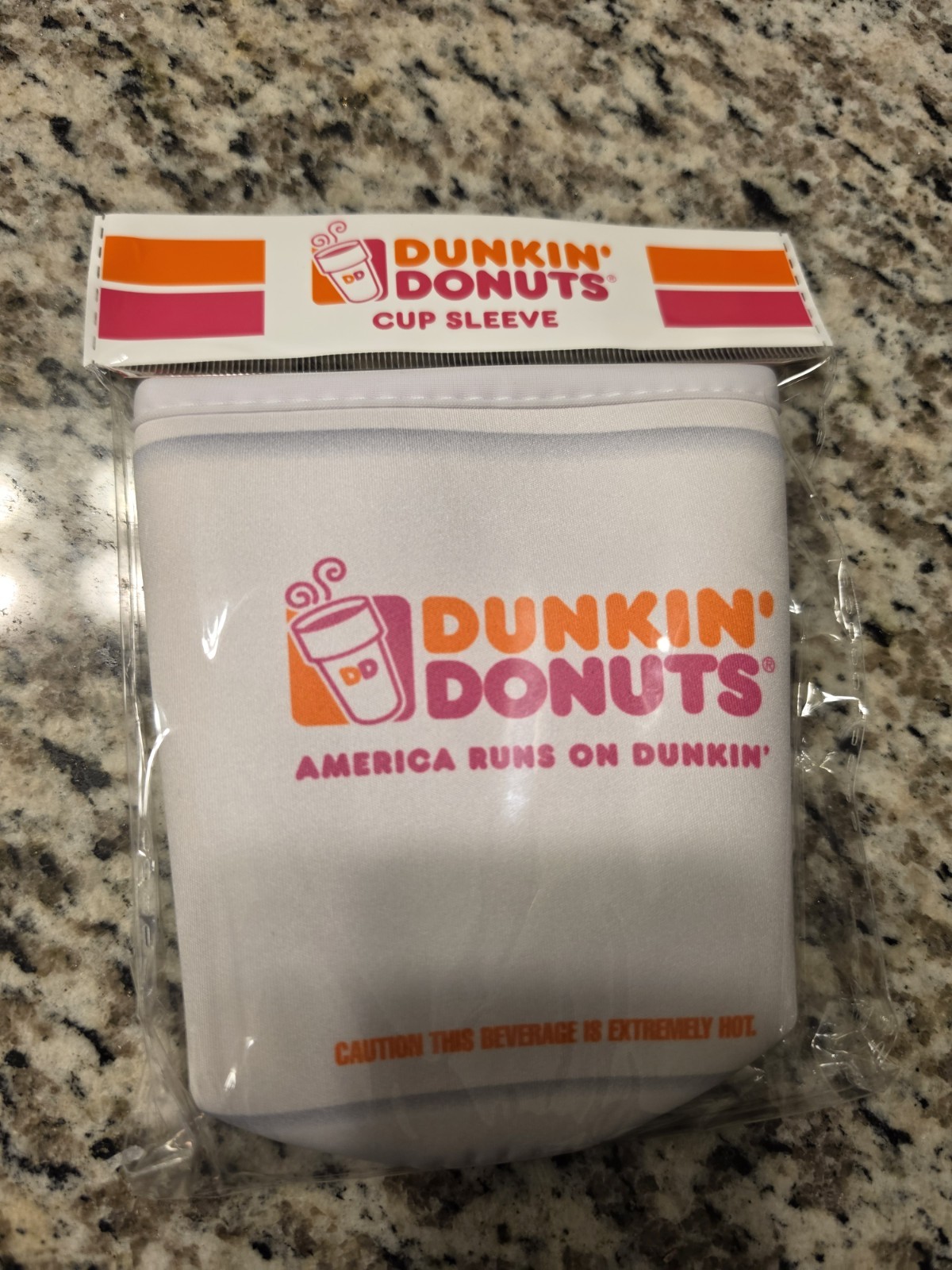 Dunkin Donuts Pop-Up 90s Collection “Styrofoam Hot Cup” Neoprene Sleeve🍩🧋