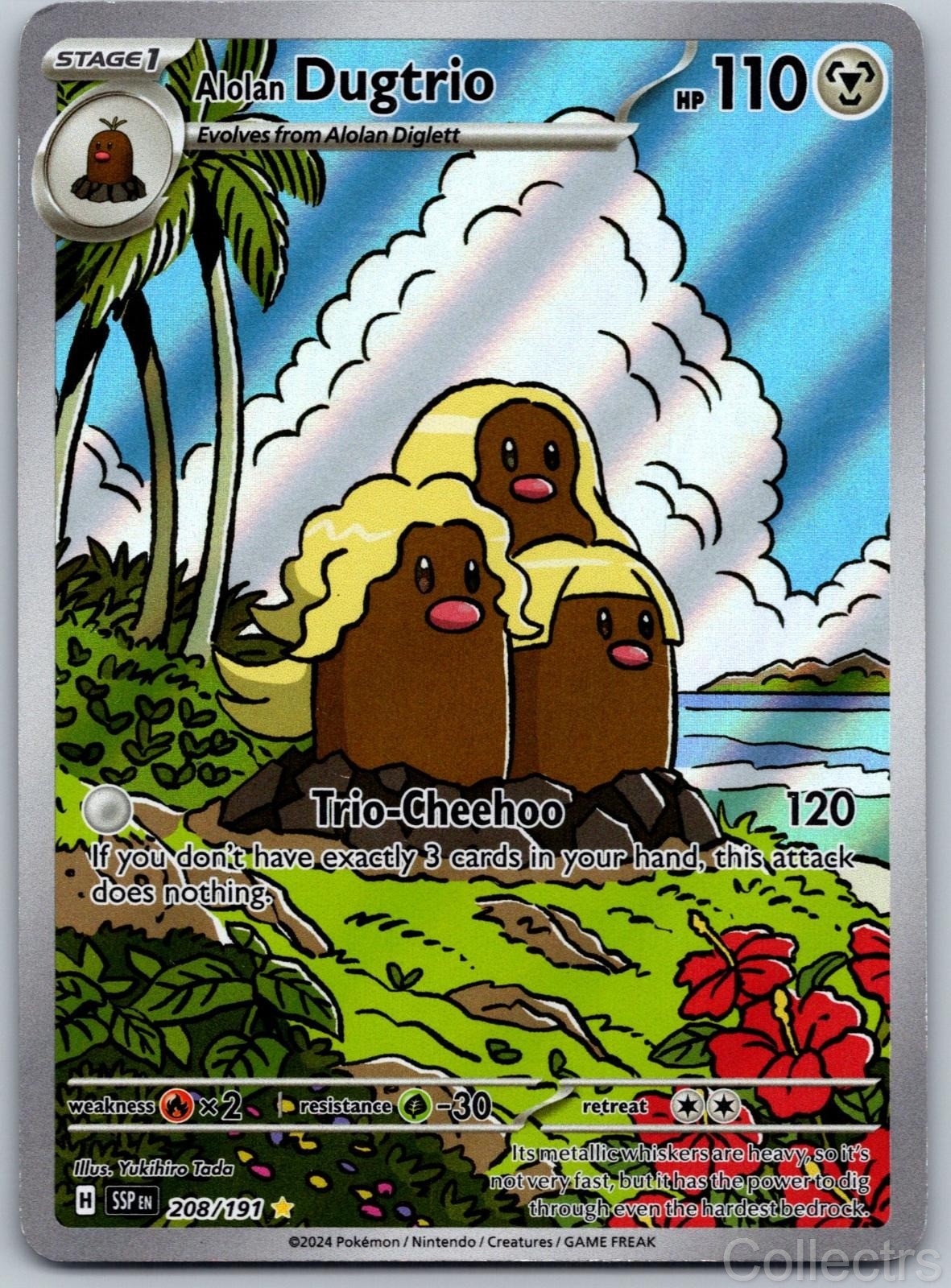 ALOLAN DUGTRIO 208/191 SURGING SPARKS LP