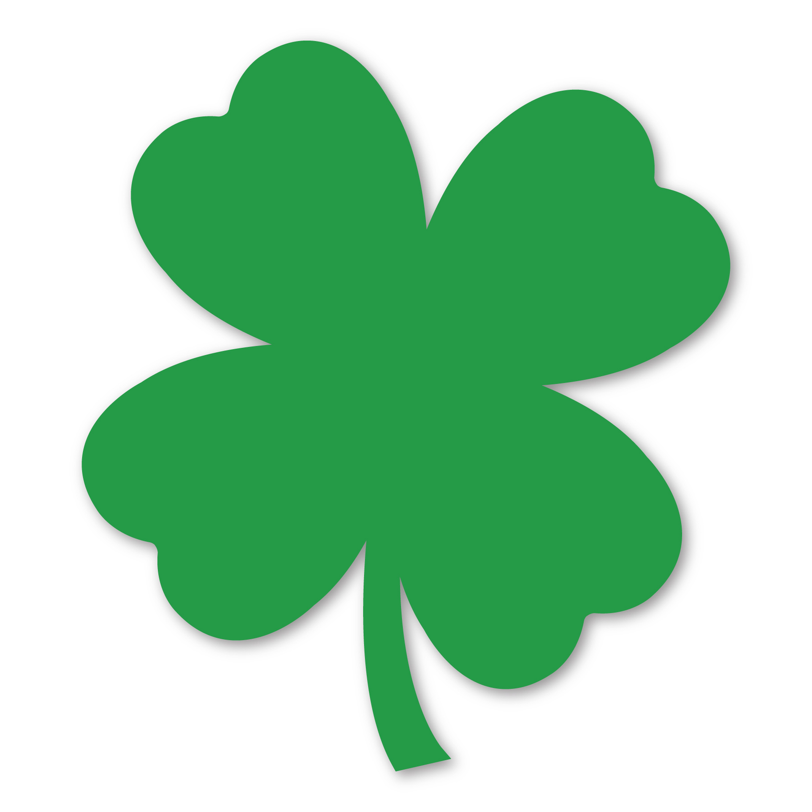 Green Four Leaf Clover Magnet