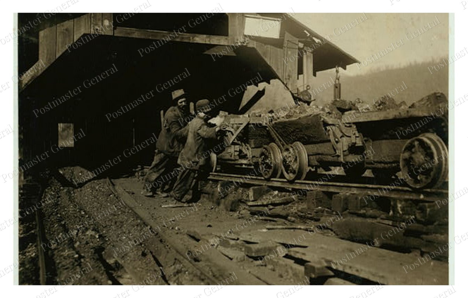 Jellico Tennessee Coupling Boy Standard Postcard COPY RPPC