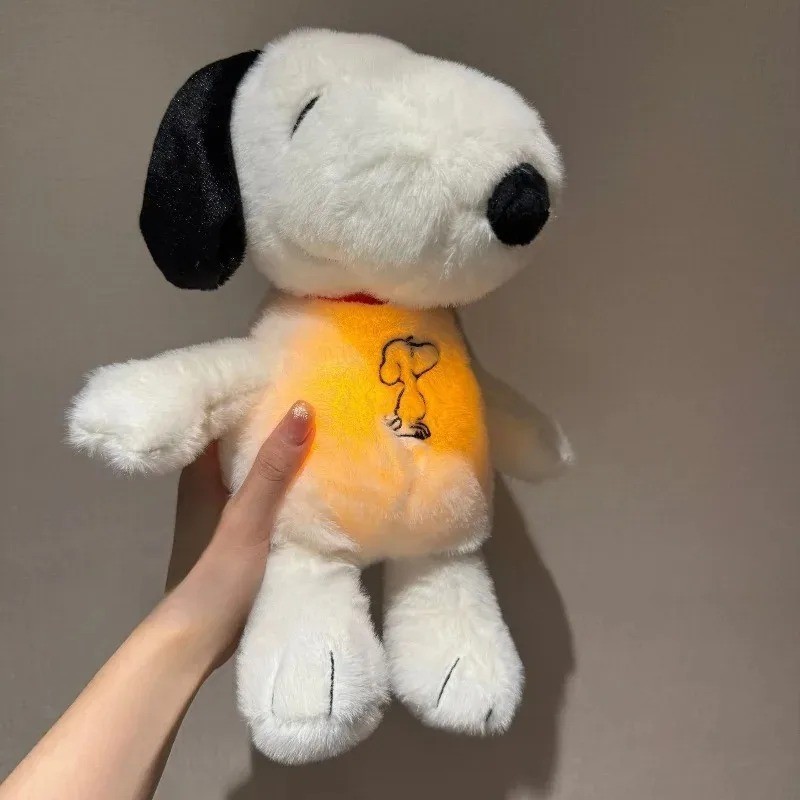 Breathing Snoopy Glow Plush Toy with Relaxing Music – Perfect Bedtime Friend