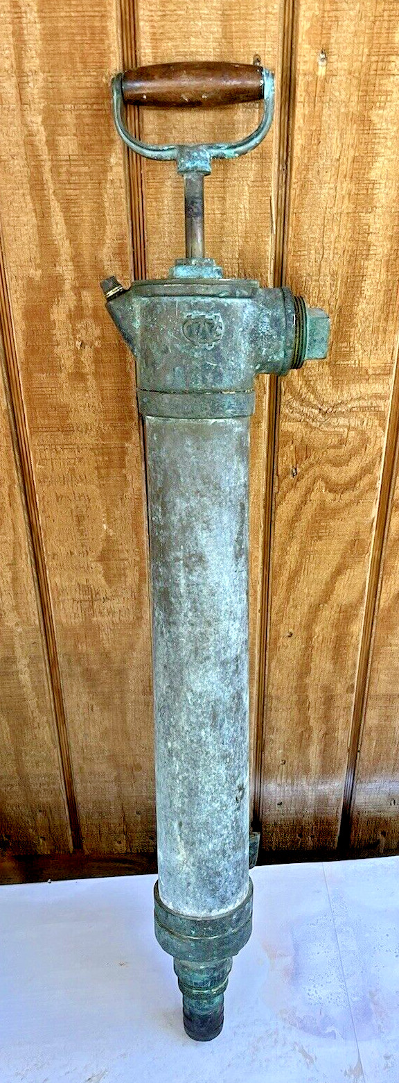 Vintage Wilcox Crittenden Bronze Marine Bilge Pump Nautical Ocean boat salvage