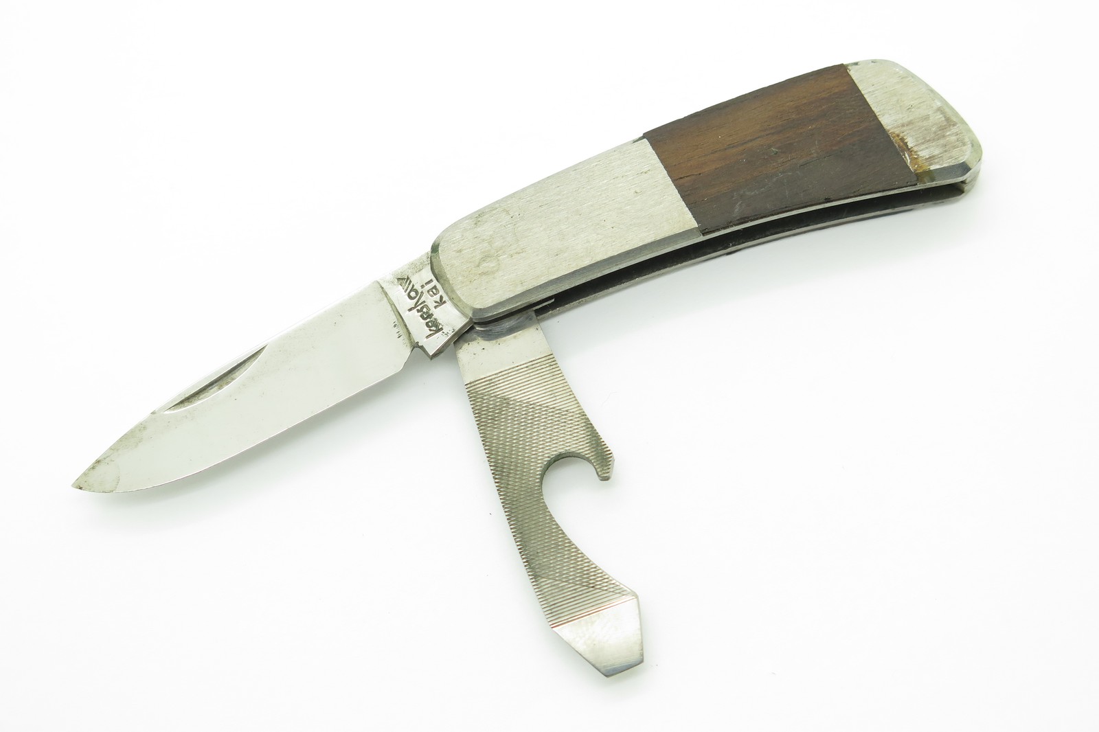 Vtg Kershaw Kai 5800 Seki Japan Bottle Opener Folding Pocket Knife (Unfinished) Vtg Kershaw Kai 5800 Seki Japan Bottle Opener Folding Pocket Knife (Unfinished)