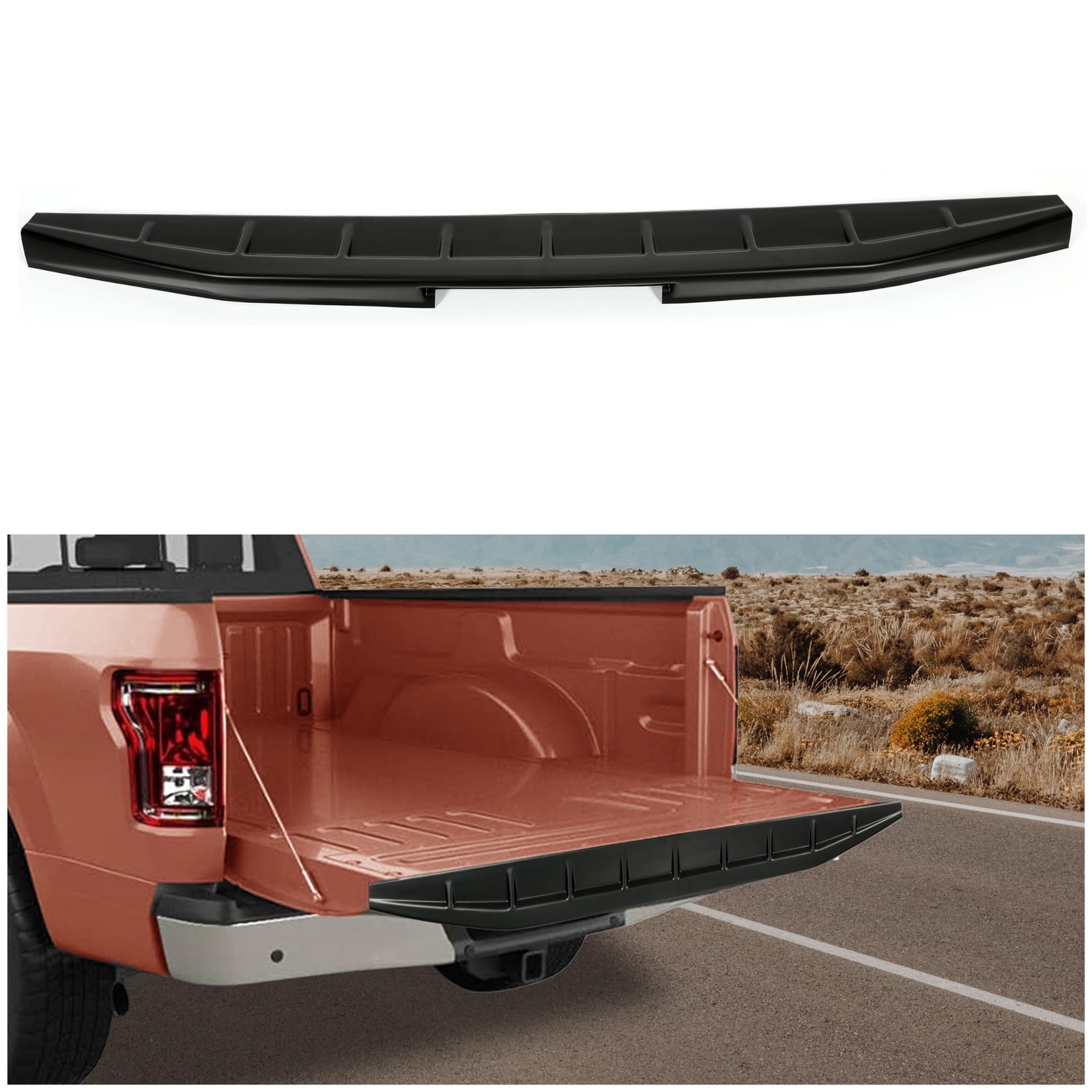 HECASA Tailgate Spoiler Cover Compatible with 2015-2020 Ford F-150 F150 Rear ...