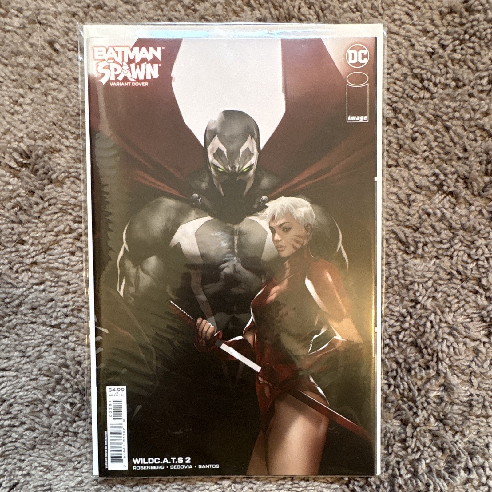 WildC.A.T.S #2 Variant Cover - Batman/Spawn - DC Comics Rosenberg Segovia