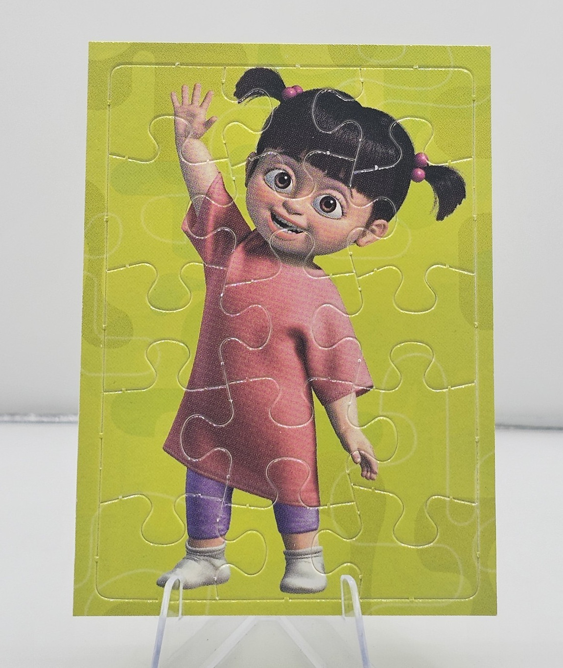 2001 Topps Monsters Inc Jigsaw Puzzle Boo #1 B