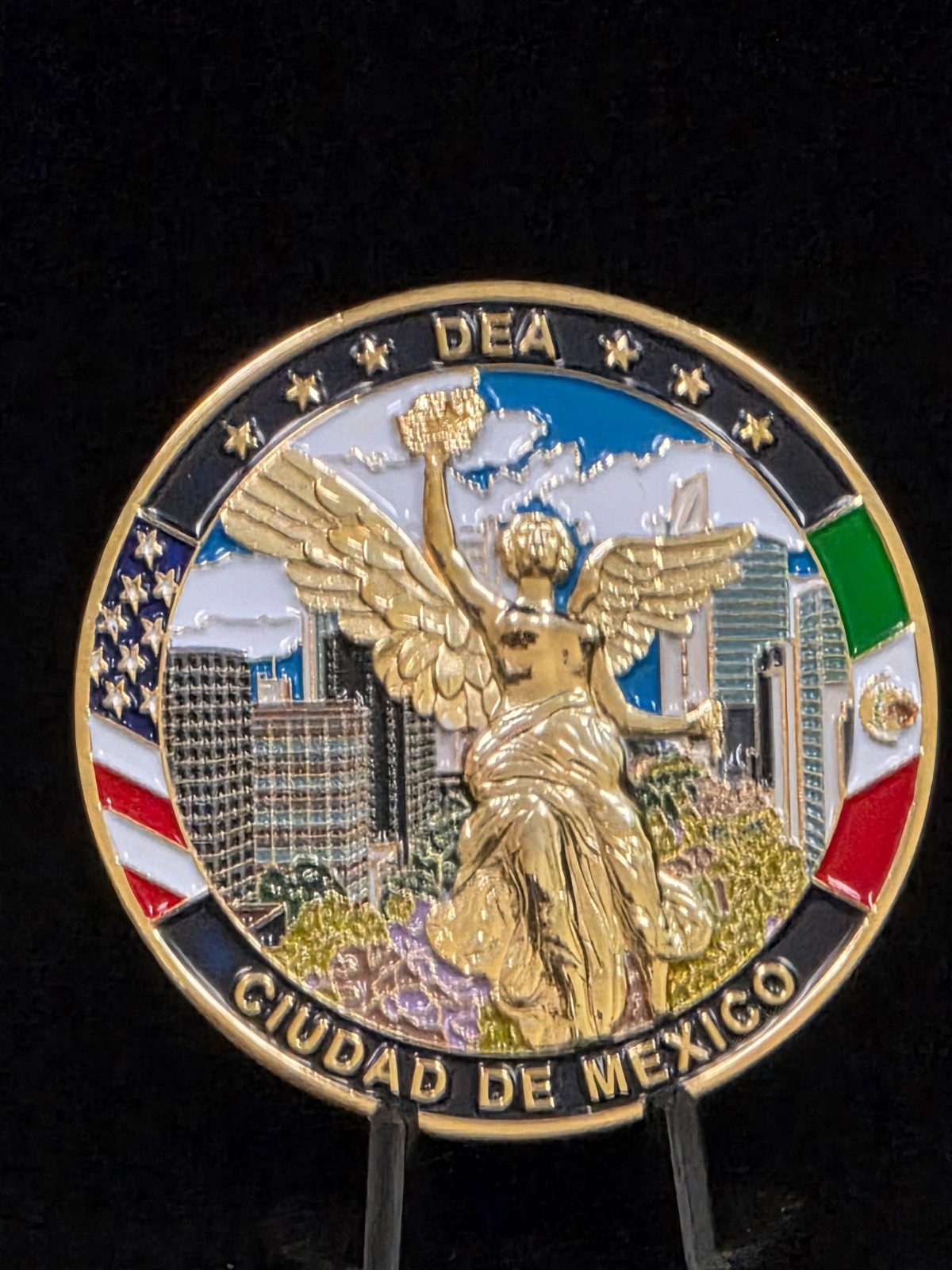LIMITED DEA CIUDAD DE MEXICO CITY COUNTRY OFFICE 💥CHALLENGE COIN💥 
