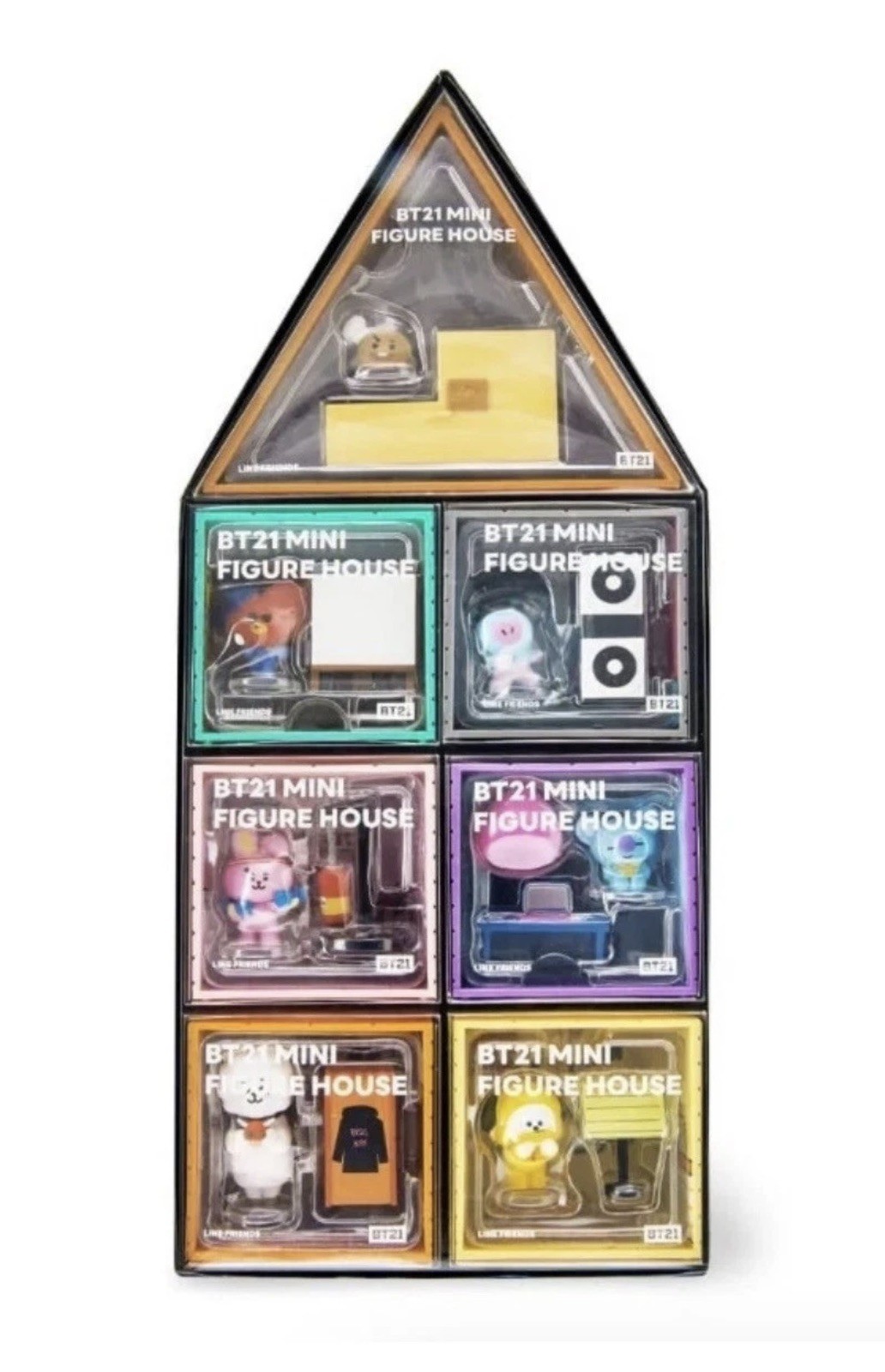 BT21 BT21 5th Anniversary Mini House Figure Set Character Goods