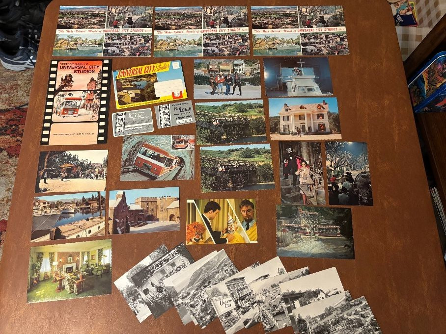 Vintage Universal City Studios Postcards & Ephemera Lot