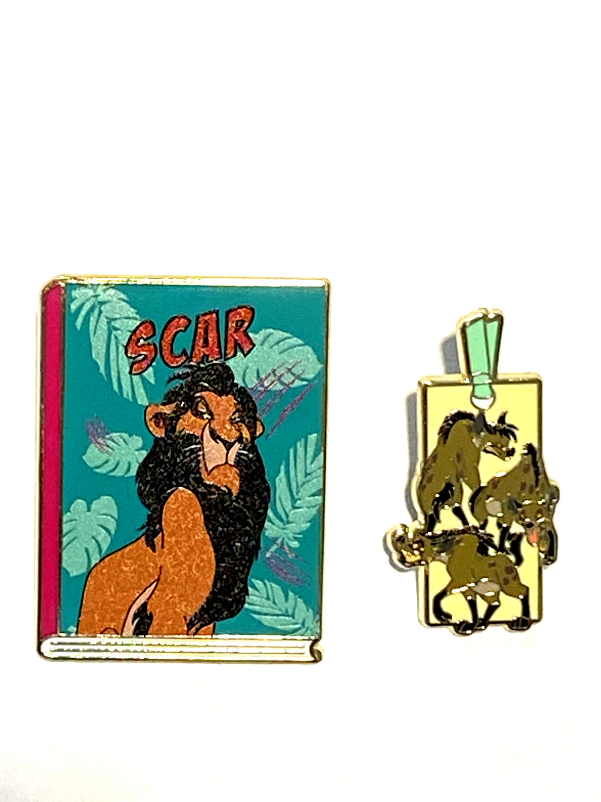 Disney Villains Book & Bookmark Box Lunch Mystery pin. New/box. You Choose.