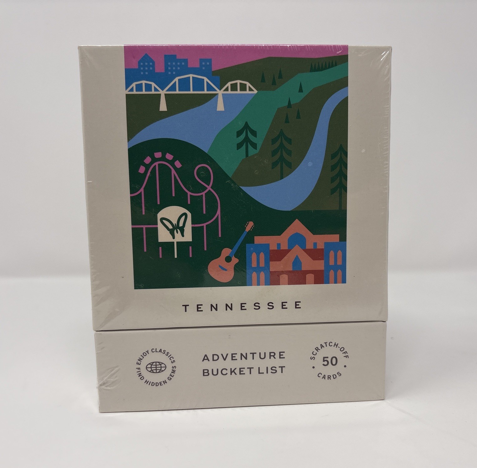 Tennessee Adventure Bucket List Travel Gift with 50 Scratch-Off Cards Rio SEALED