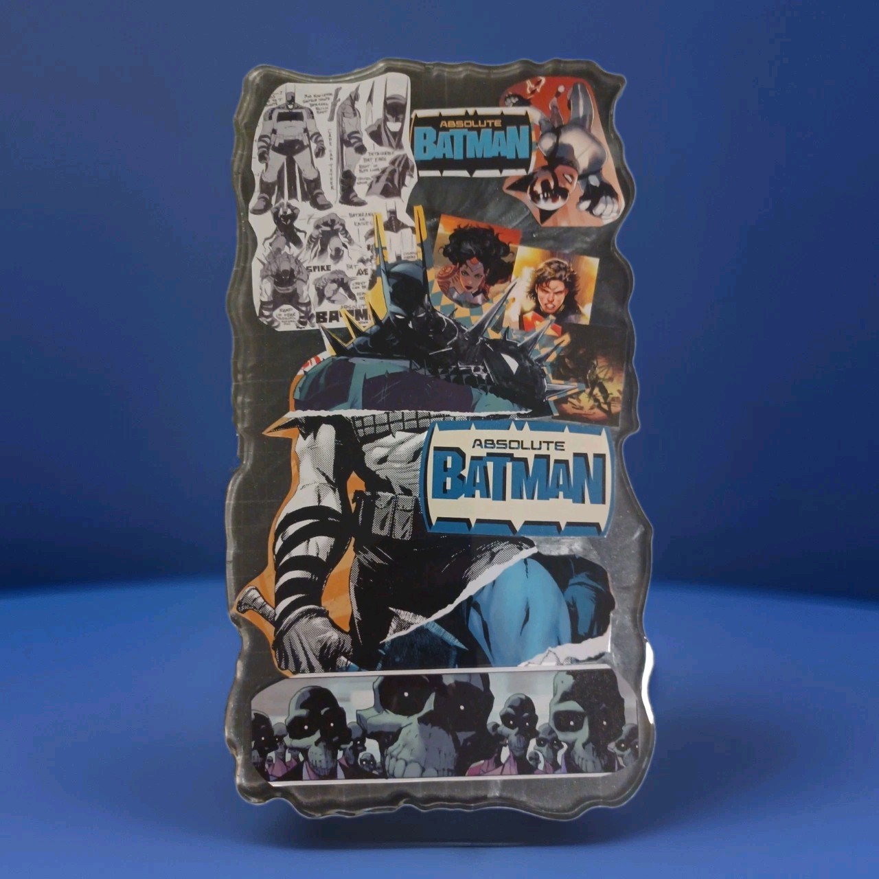 Absolute Batman Epoxy Resign Art Sign 12×6.5in Snyder, Felix, Dragotta