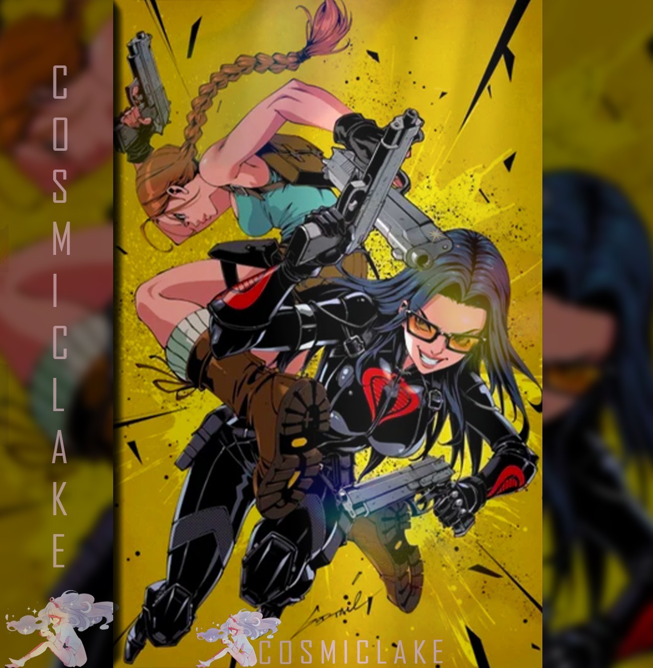 Gi Joe Real American Hero Tomb Raider #1 Godtail Foil Virgin Variant Pre 10/7☆