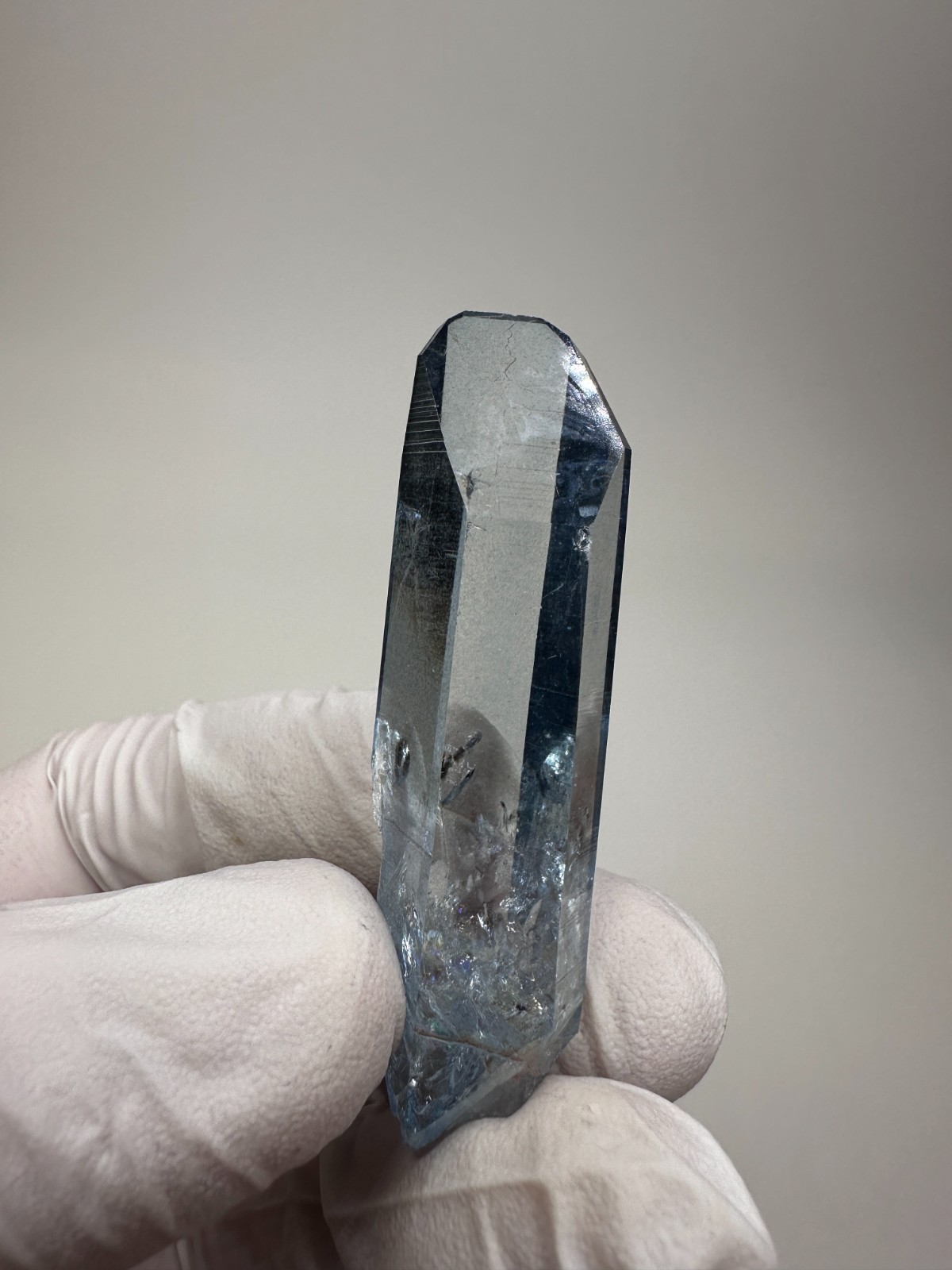 Rare AQUA AURA Arkansas Quartz Crystal Point