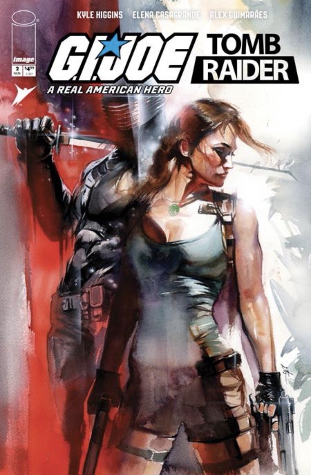 🔥 GI JOE TOMB RAIDER #2 ITO 1:50 Ratio Variant Cvr E