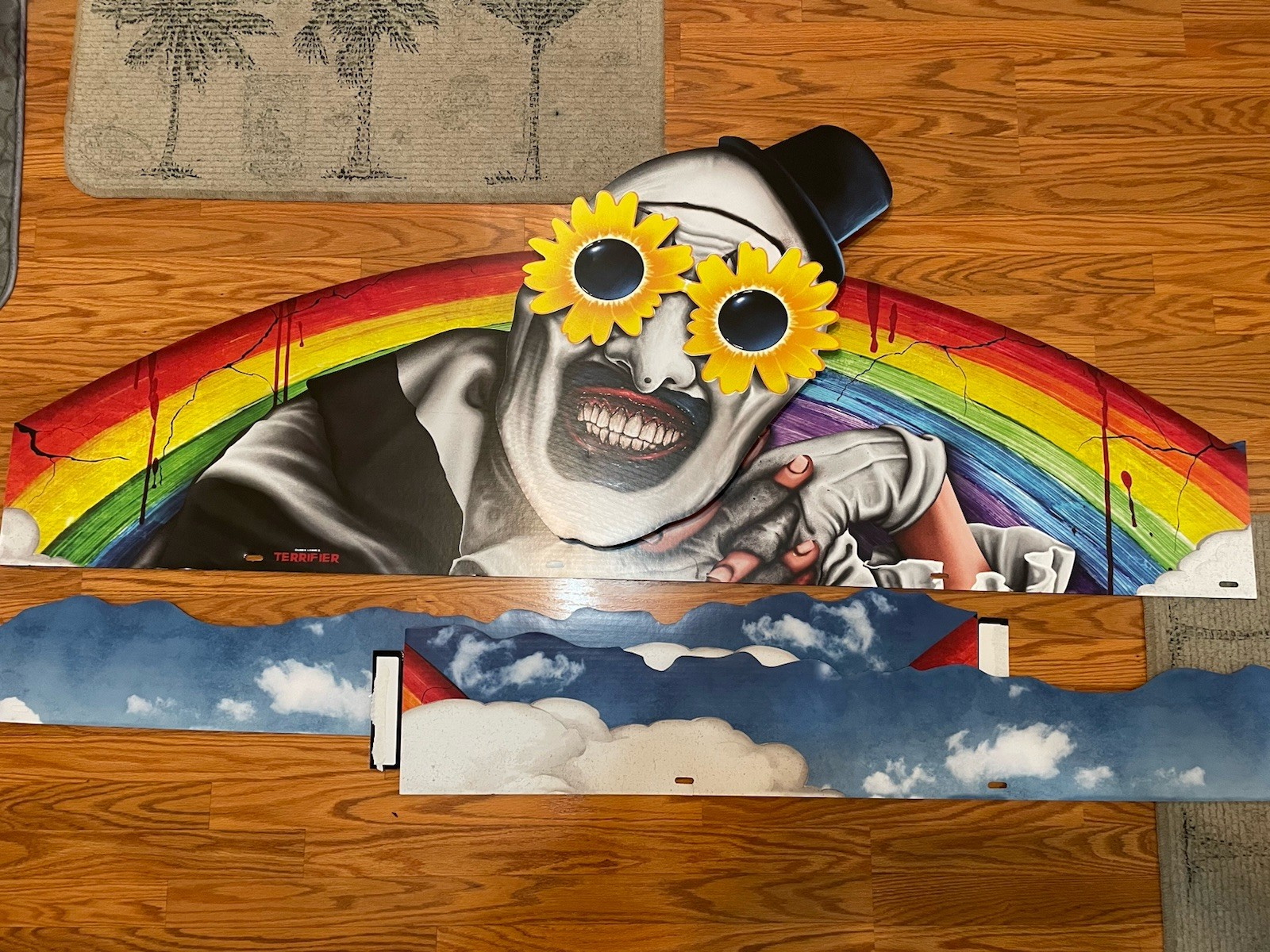 HUGE Spirit Halloween Art The Clown Display Sign 12 Feet RARE Horror Terrifier