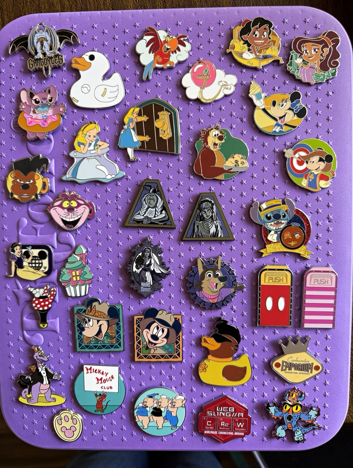 Disney Pin Lot, Mixed Disney Characters, Authentic
