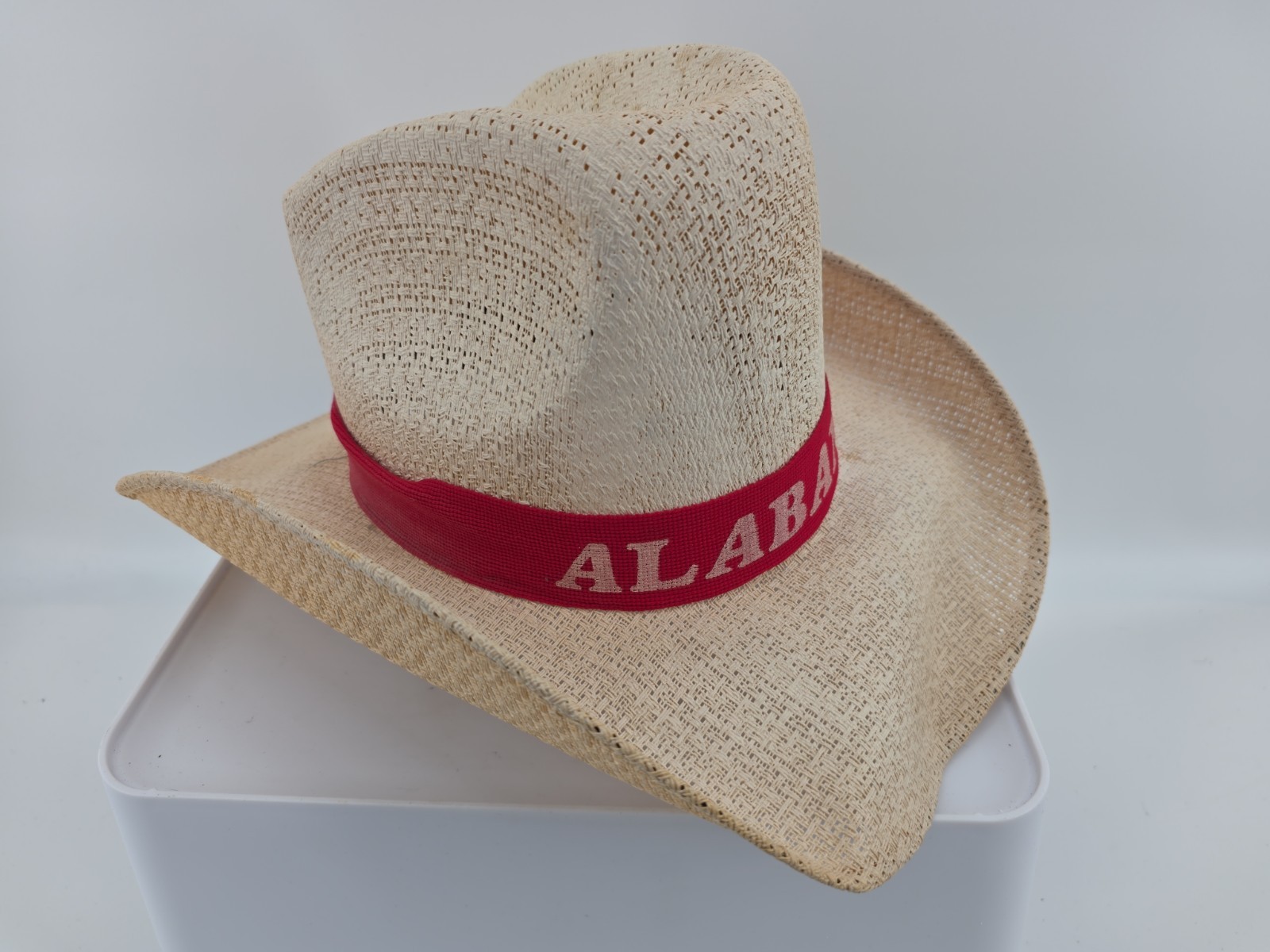 Vintage Original GM Parts Advertising Straw Hat - GM Automobile Car Gas Station