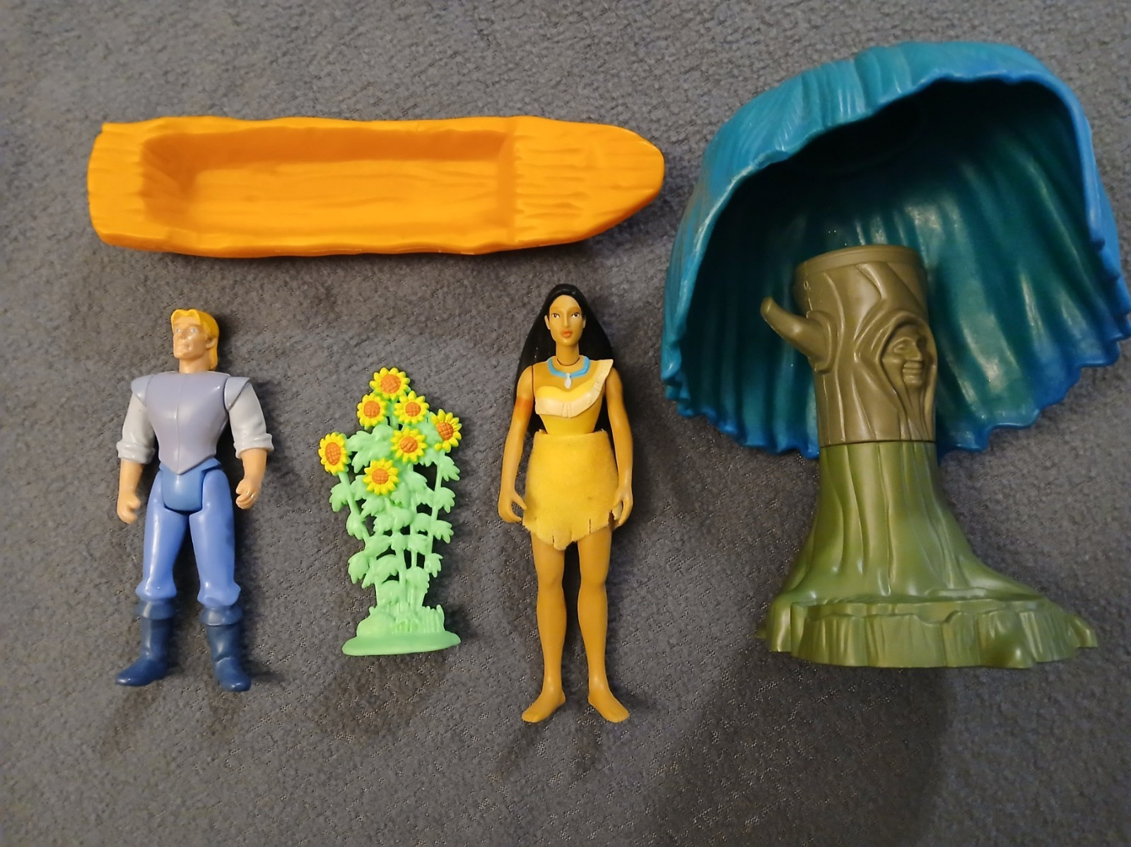 Vintage Disney Pocahontas Figures & Accessories Lot Collectible Toys