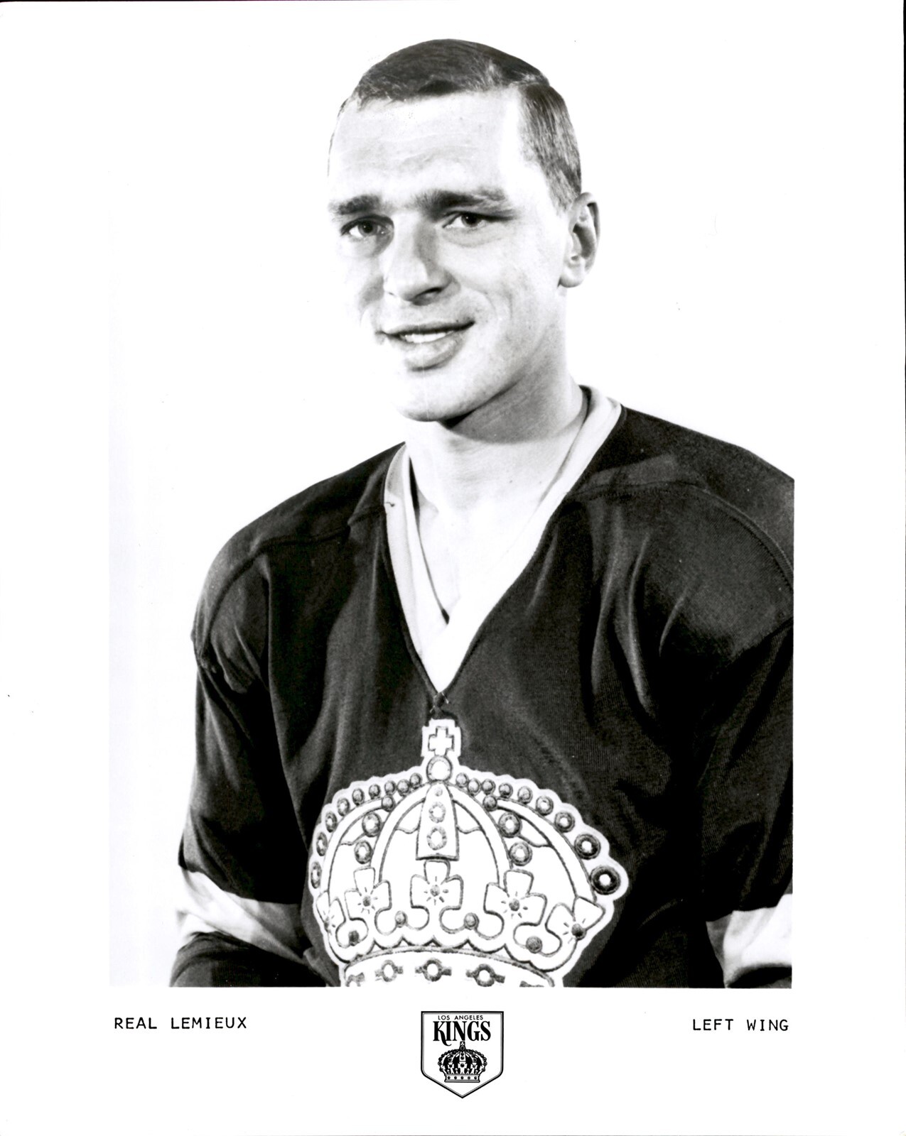 PF17 Original Photo REAL LEMIEUX 1967-74 LOS ANGELES KINGS NHL HOCKEY LEFT WING