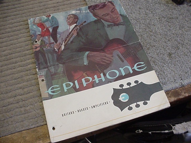 vintage 1960s EPIPHONE catalog full line guitars basses amplifiers Casino GIBSON