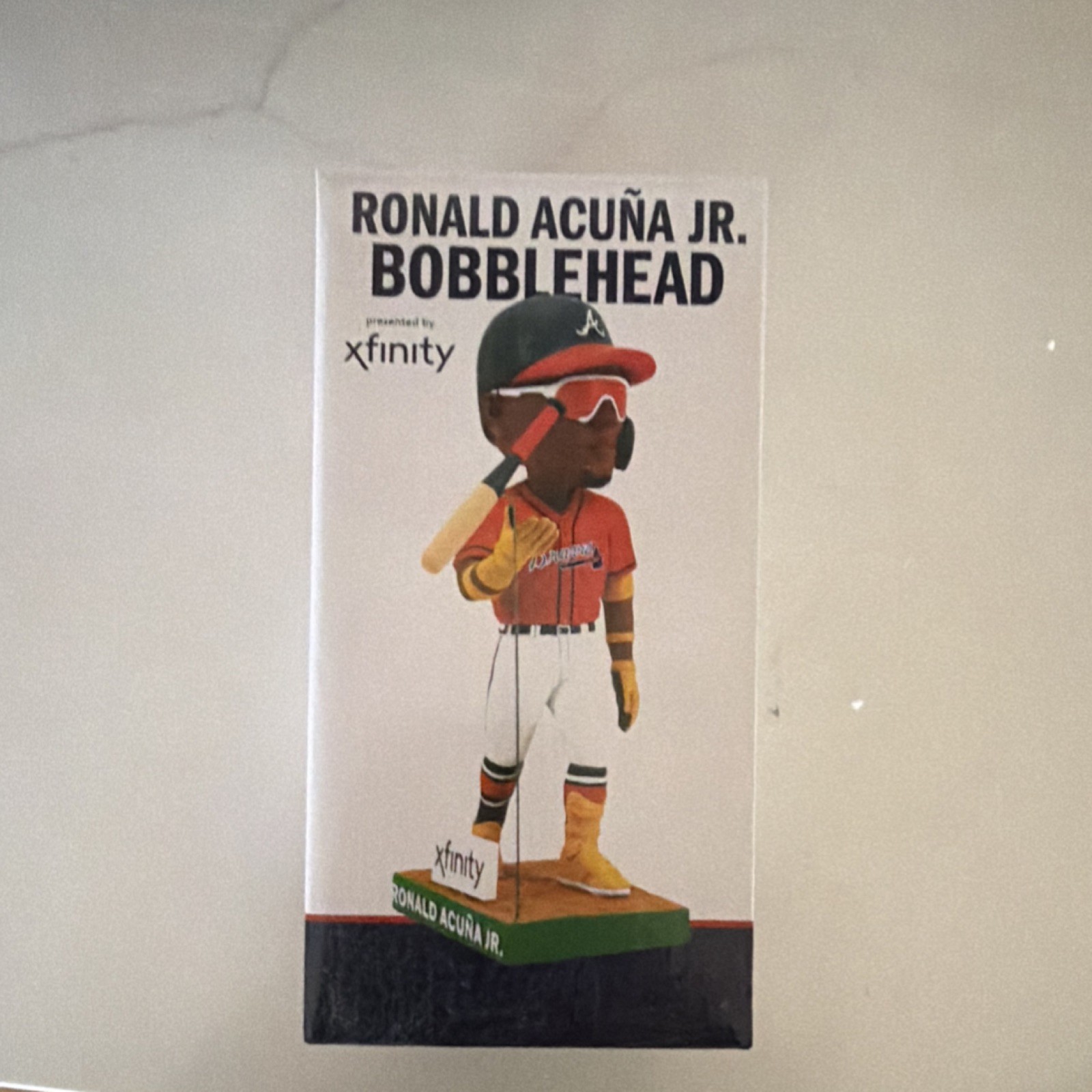 Ronald Acuña Jr. Atlanta Braves Bobblehead MLB Baseball Sports