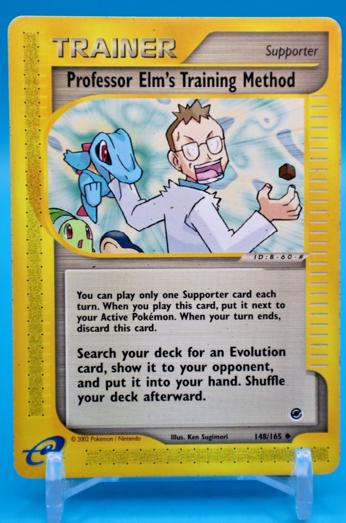 Pokémon TCG Professor Elm’s Training Method Expedition 148/165 Regular MP