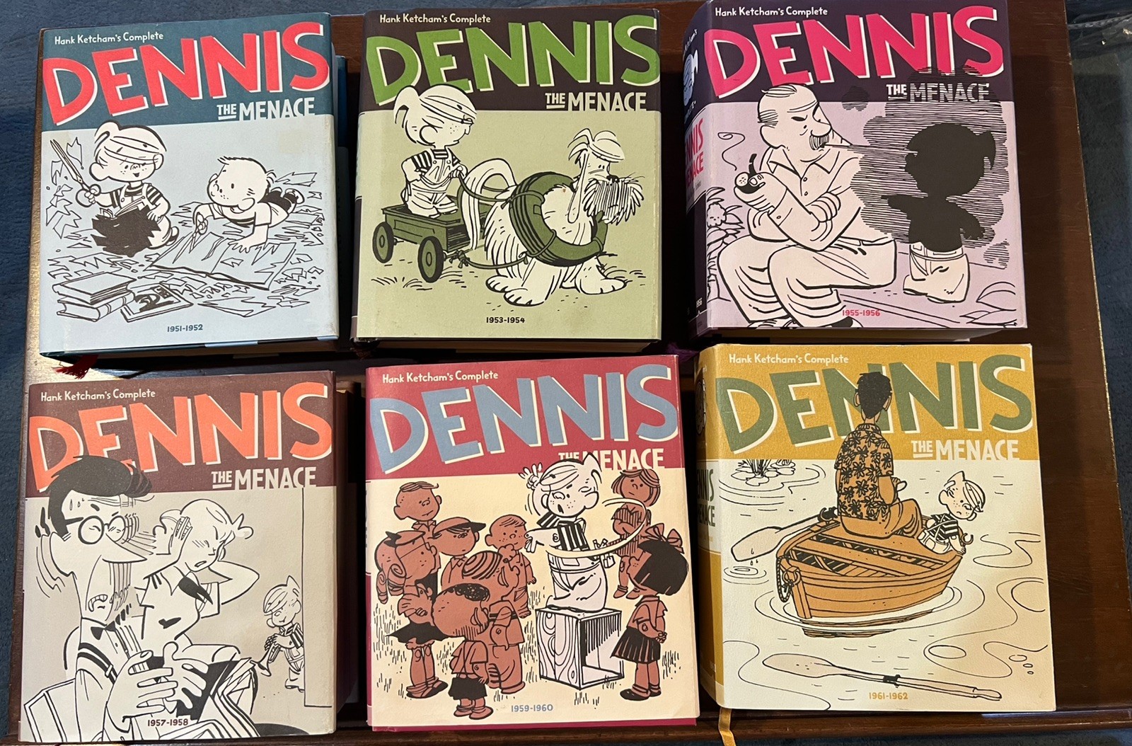 Hank Ketcham\'s Complete Dennis the Menace 1951-1962 Fantagraphics Books 6 Vol.HC