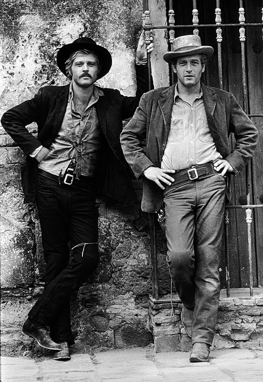 Paul Newman Robert Redford Black And White 4x6 Picture Celebrity Print