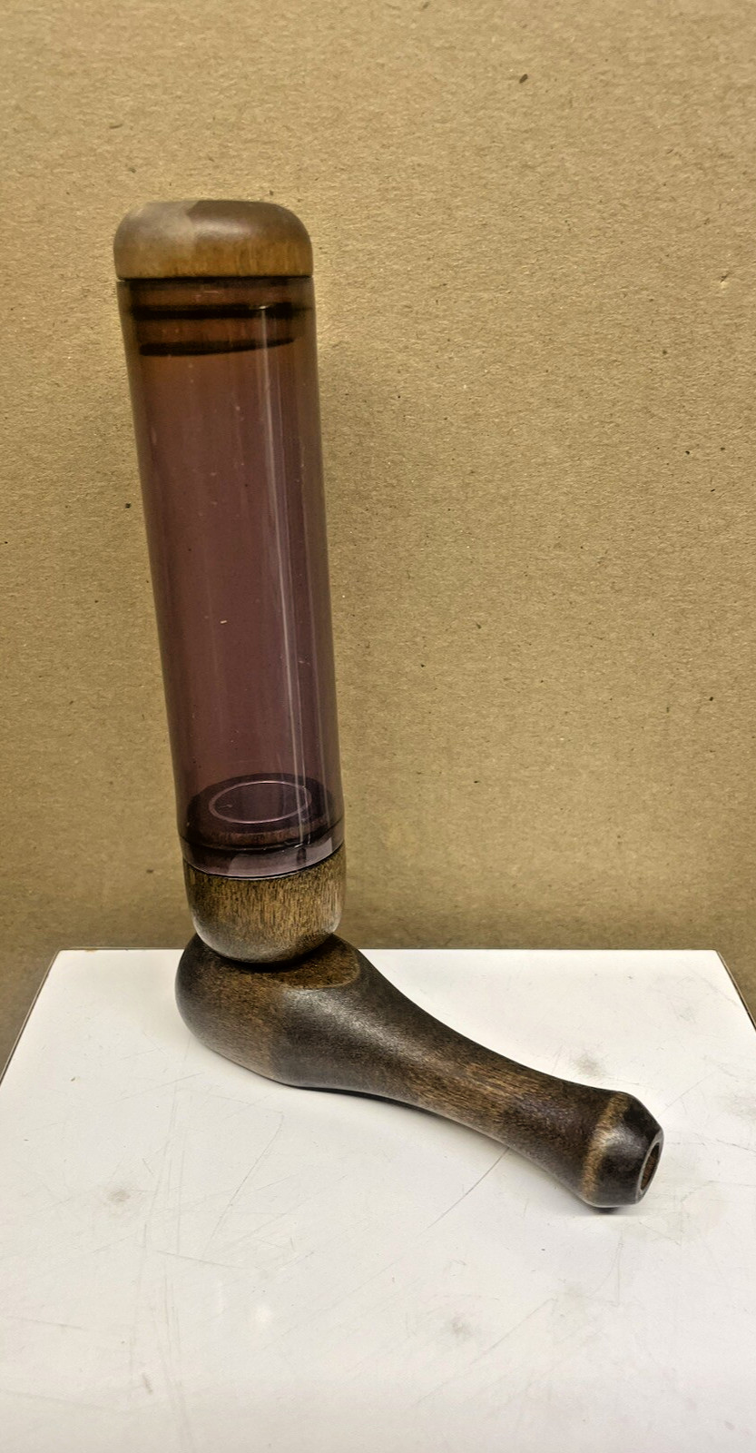 Org The Chimney People Pipe Purple Never Used 1070's