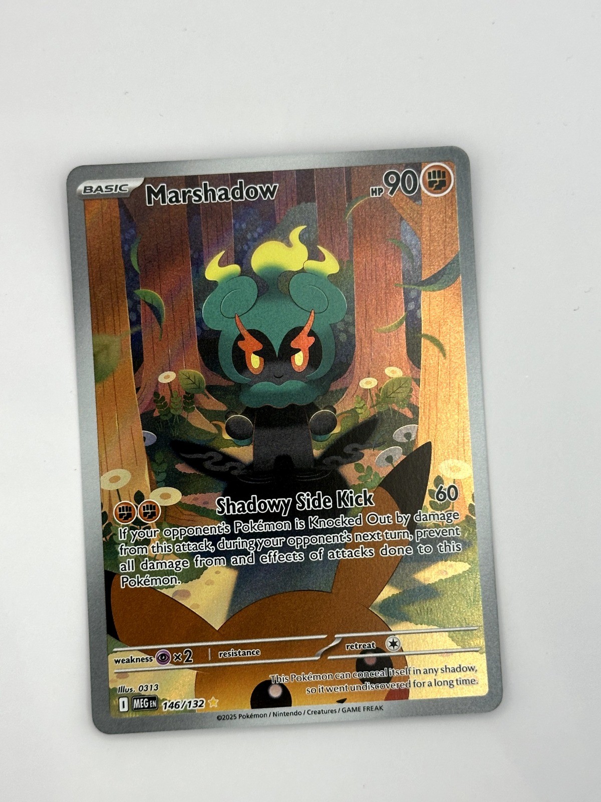 Marshadow Holo Illustration Rare ME01: Mega Evolution 146/132 NM