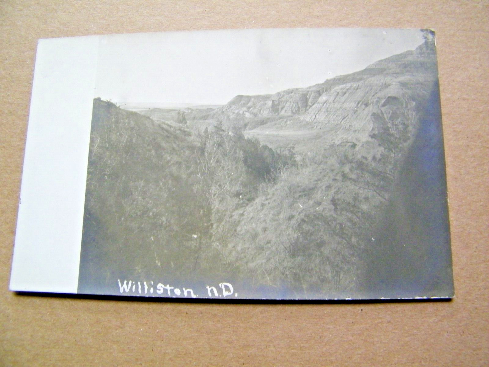 RPPC Williston N.D. Vintage Postcard