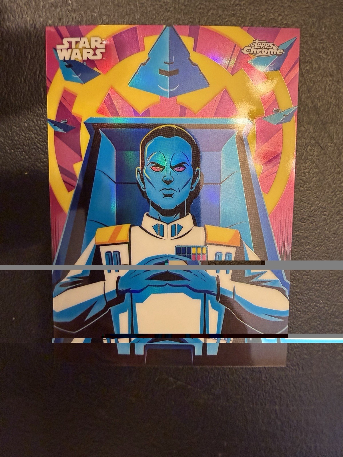 2026 Topps Chrome Star Wars Grand Admiral Thrawn CASE HIT Kyber Light #KL-22
