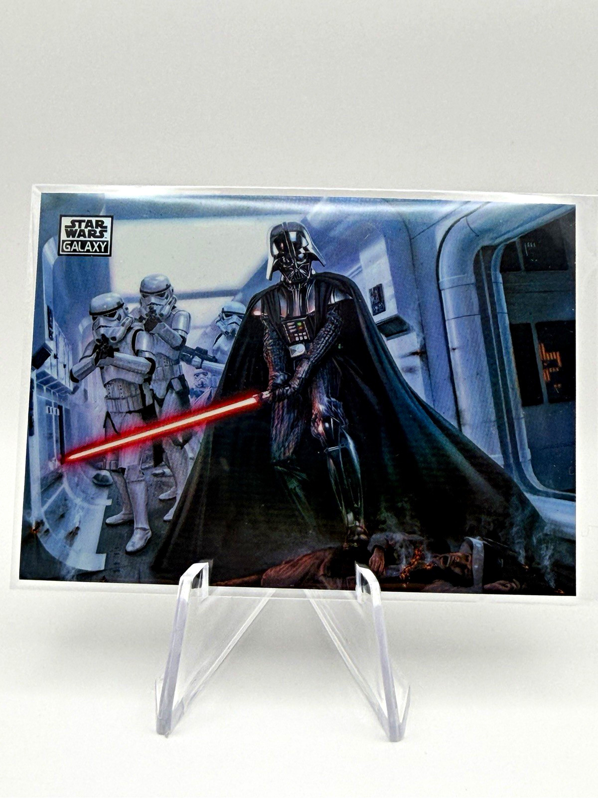 Topps 2026 Star Wars Galaxy #12 The Dark Lord Darth Vader Refractor