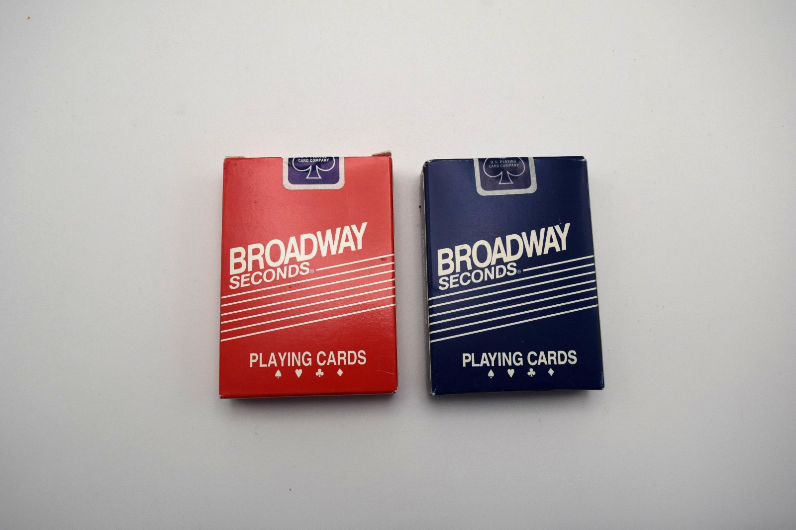 Broadway Seconds Playing Cards, Red Deck & Blue Deck - unopened