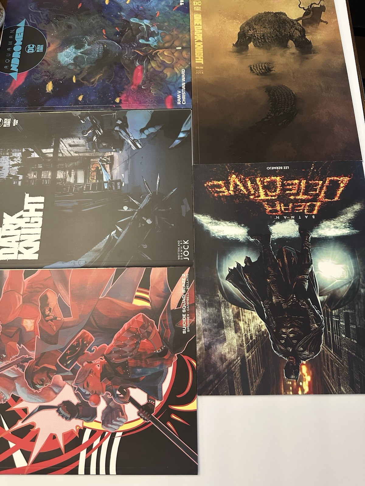 Dc black Label First Print Comic Lot Of 5