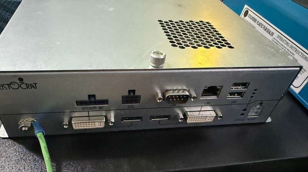 Aristocrat  101396 ASSY MEDIA WIN SYSTEM PT-306 POWERS ON