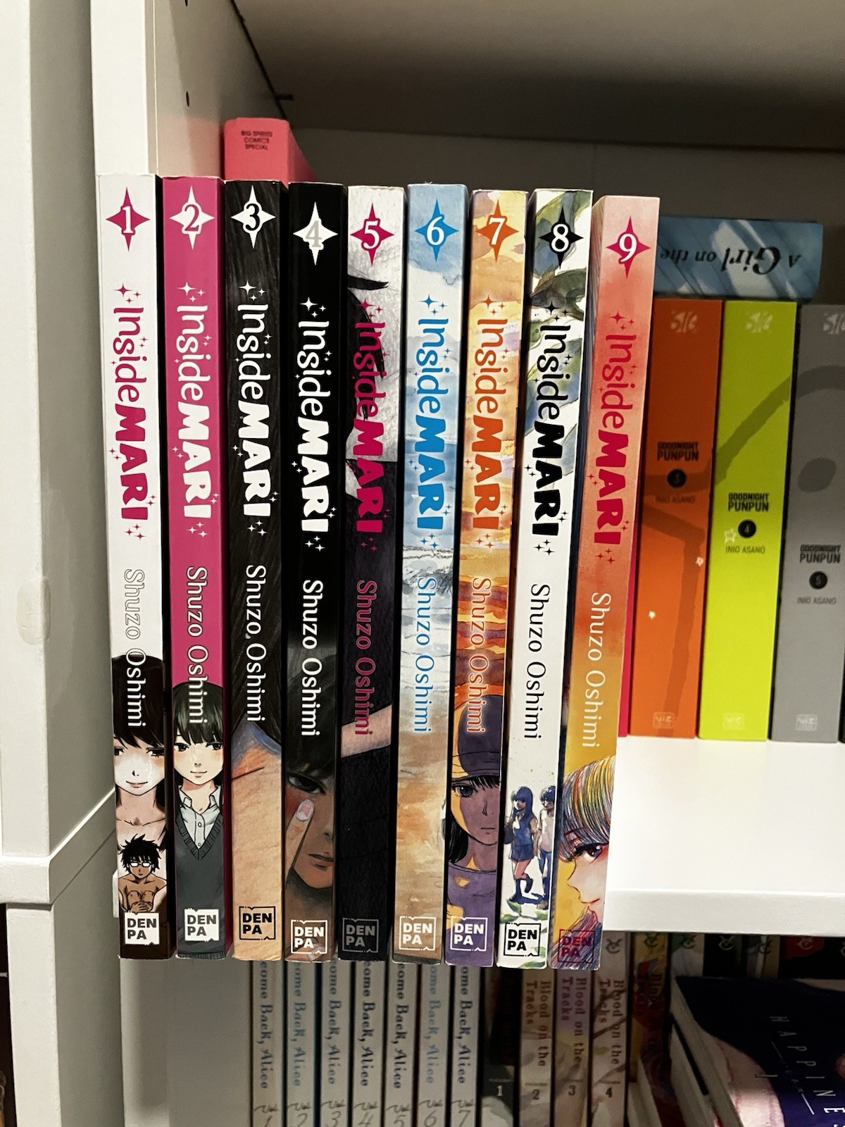 Inside Mari English Manga Vol 1-9 Complete