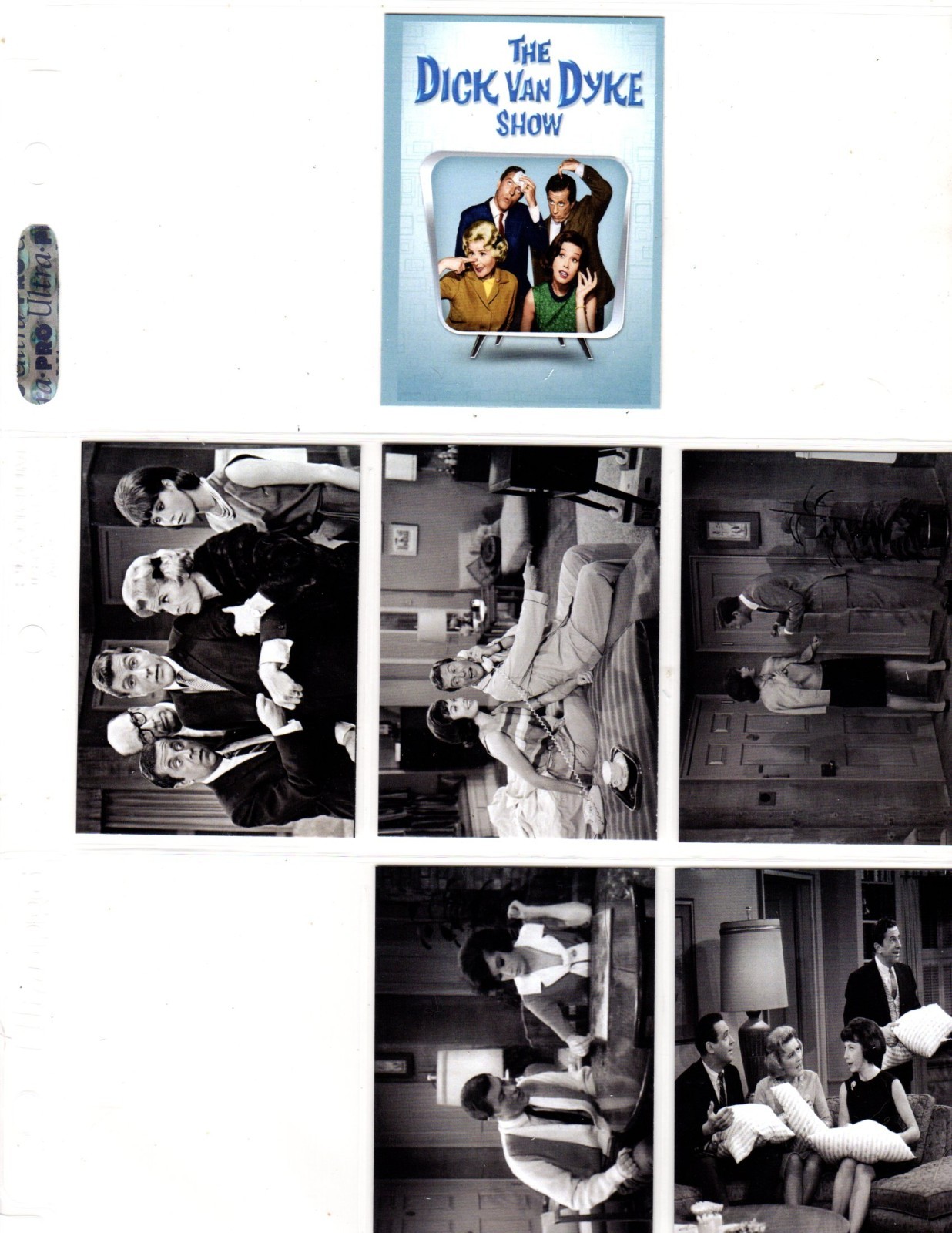 THE DICK VAN DYKE SHOW   TV SHOW   CUSTOM   NOVELTY   TRADING CARD 6 CARDS  SET