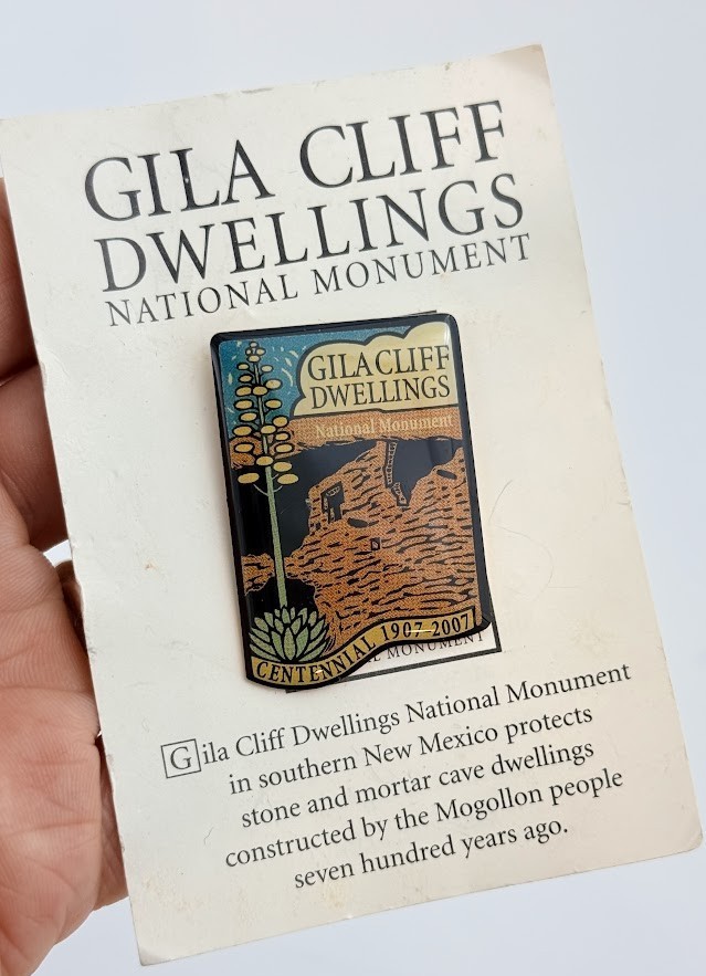 Gila Cliff Dwellings National Monument Centennial Southwestern New Mexico Pin