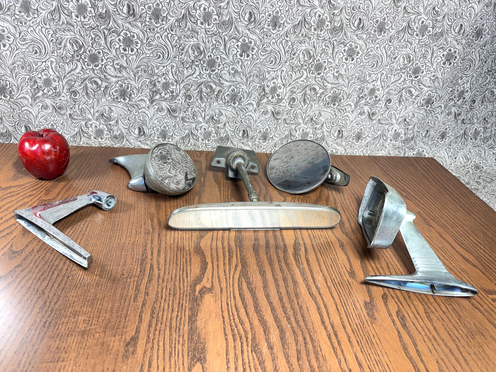 Vintage Car Parts LOT Mirrors Side Rear View USA Hot Rat Rod Chrysler Chevy Ford