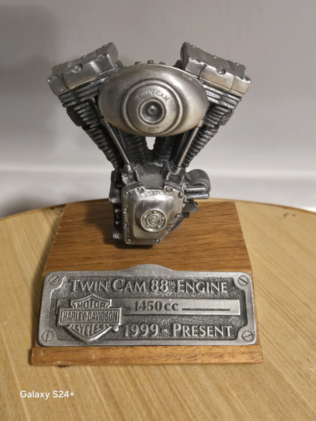 Pewter Harley Davidson Twin Cam 88 Engine Replica