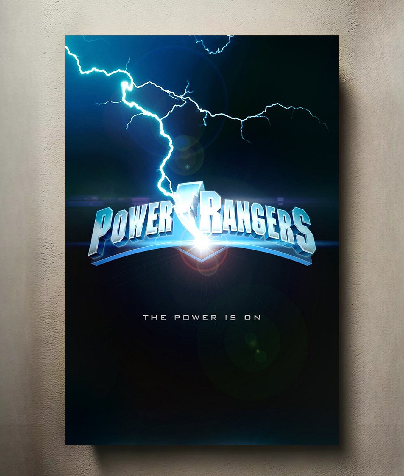 Power Rangers 8x12 Metal TV Show Poster Sign